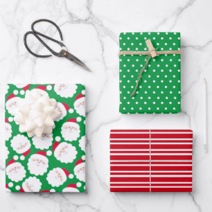 Santa Wrapping Paper Sheet