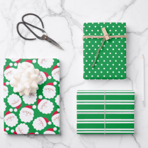 Santa Wrapping Paper Sheet