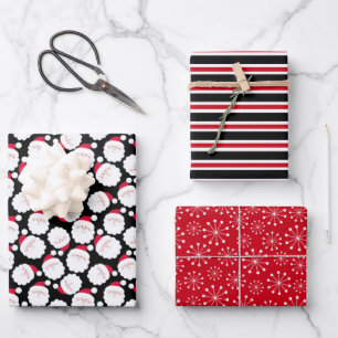 Santa Wrapping Paper Sheet