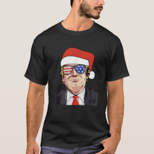 Santa Xmas Merry Christmas Trump T Shirt