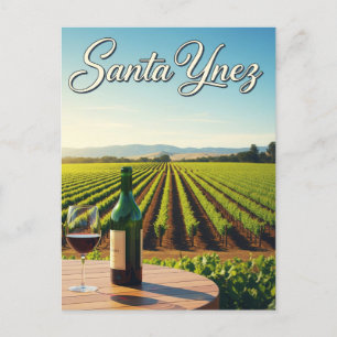 Santa Ynez California Postcard