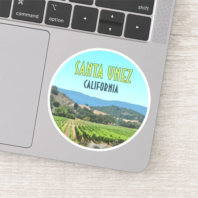 Santa Ynez California Vineyard Vintage (Detail)
