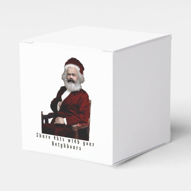 SantaKarl MarXmas Favor Box (Front Side)