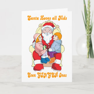 santalovesginger holiday card