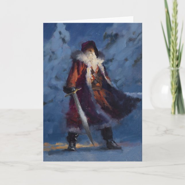 Santaman holiday card (Front)