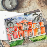 Sant'Ana Palace Azores Ponta Delgalda São Miguel  Postcard<br><div class="desc">Customize this card with your own text on the back! Check my shop for more!</div>
