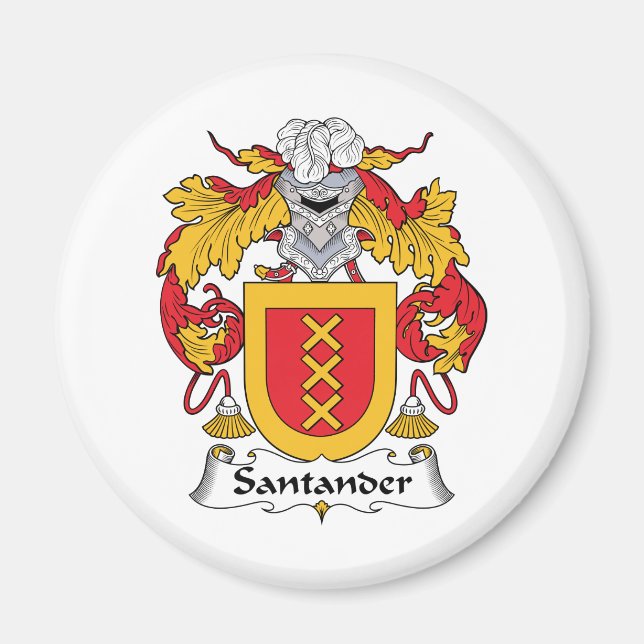 Santander Family Crest Magnet (Front)