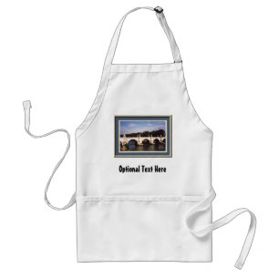 Sant'Angelo Bridge Rome framed Standard Apron