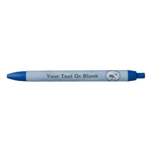 Santa's 1st Polar Airlift Sqdn - Subdued Blue Ink Pen