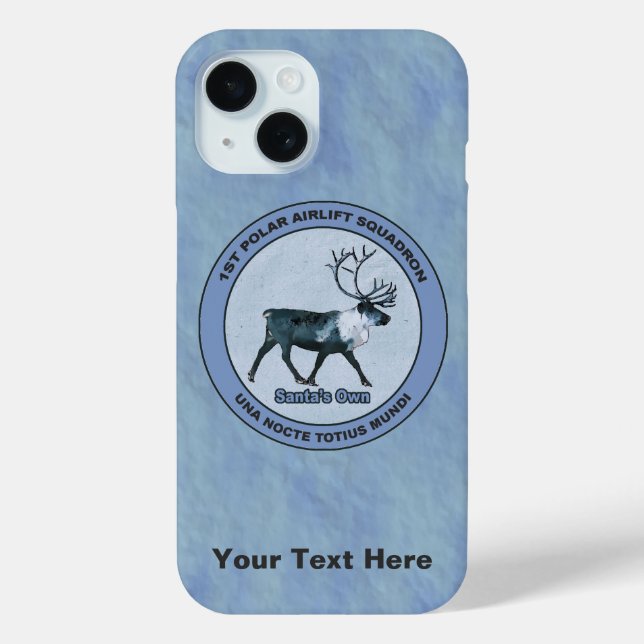 Santa's 1st Polar Airlift Sqdn - Subdued Case-Mate Case-Mate iPhone Case (Back)