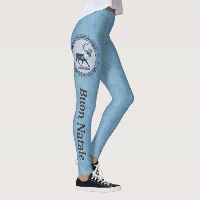 Santa's 1st Polar Airlift Sqdn - Subdued Leggings (Right)