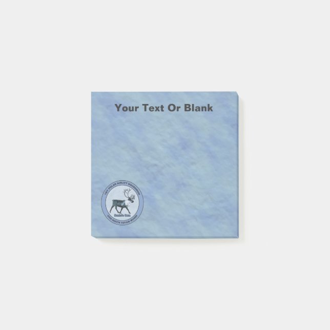 Santa's 1st Polar Airlift Sqdn - Subdued Post-it Notes (Front)