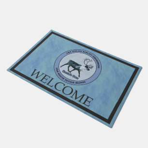 Santa's 1st Polar Airlift Sqdn - Welcome Doormat