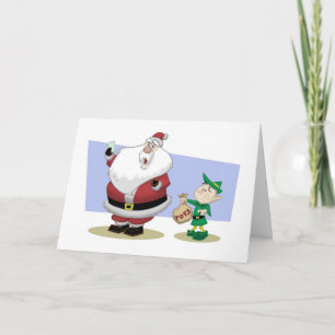 Santa's Bad Year Christmas Card