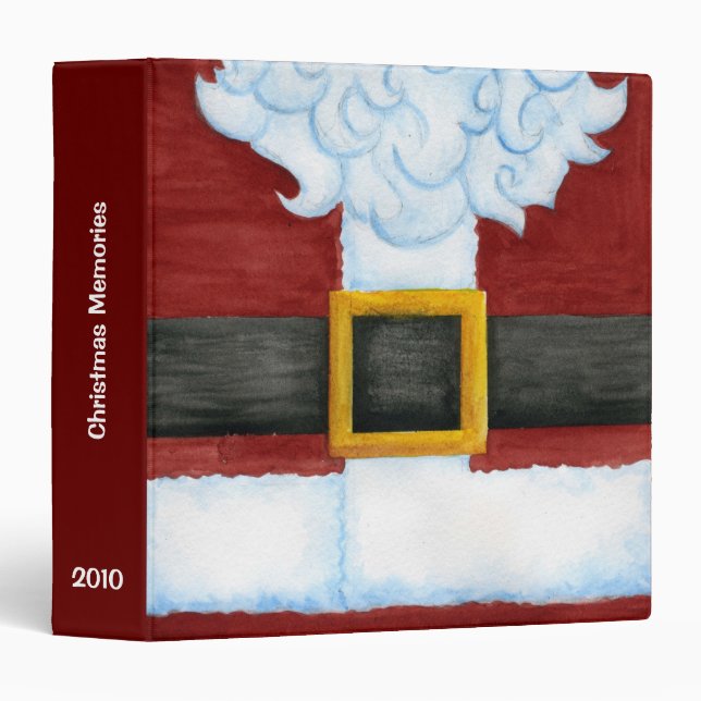 Santa's Belly Photo Binder (Front/Spine)