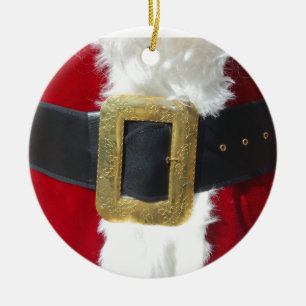 Santa's Belt [Ornament] Ceramic Ornament