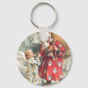 Santa's Best Christmas Wishes Keychain