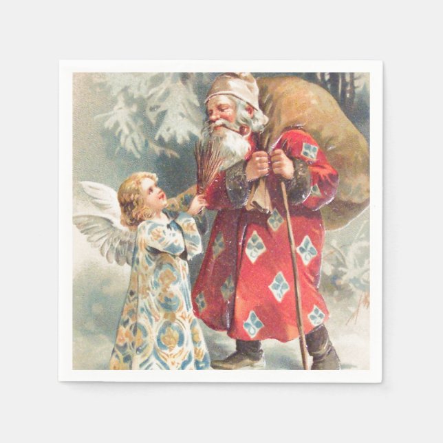 Santa's Best Christmas Wishes Napkin (Front)