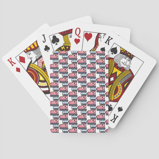 santa's boot playing cards (Back)