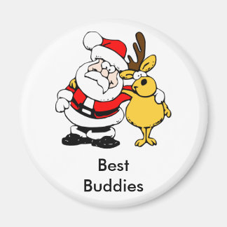 Santa's Buddy Magnet