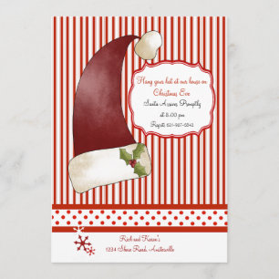 Santa's Cap Invitation