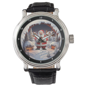 Santa's Christmas Bell Winte Watch