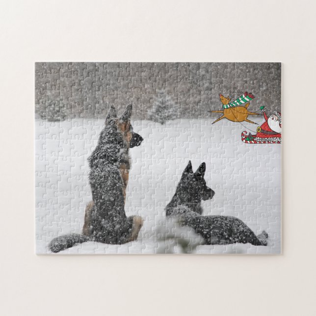 Santa's Coming Jigsaw Puzzle (Horizontal)
