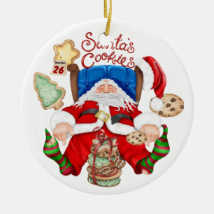 Santa's Cookies - SRF Ceramic Ornament