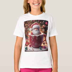 Santa's Cozy Cup T-Shirt