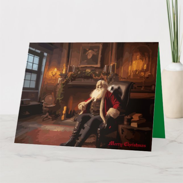 Santa's Cozy Nook Card (Front)