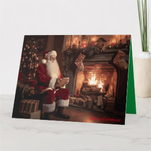 Santa's Cozy Nook Card