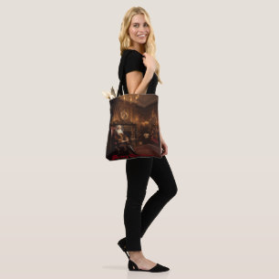 Santa's Cozy Nook Tote Bag