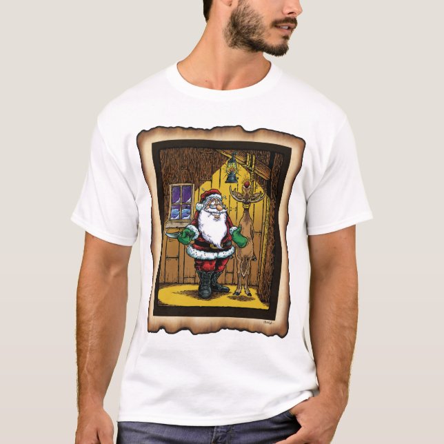Santa's Cutbacks T-Shirt (Front)