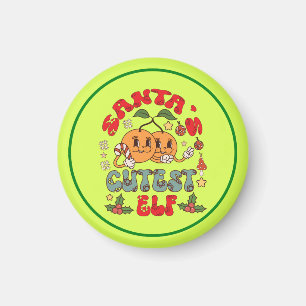 Santa's Cutest Elf Sublimation-80881 Magnet