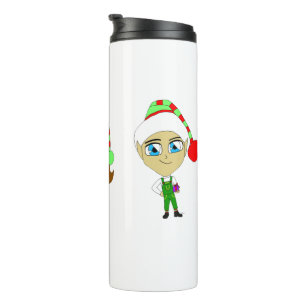 Santas elves thermal tumbler
