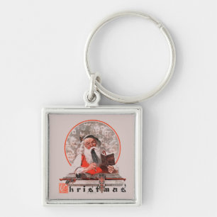 Santa's Expenses Keychain