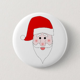 Santa's Face Button
