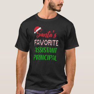 Santas Favorite Assistant Principal Chritsmas T-Shirt