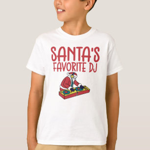 Santa's Favorite DJ Christmas T-Shirt