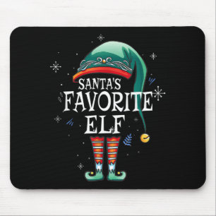 Santa's Favorite Elf The Matching Elf Family For C Mouse Pad