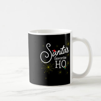 Santa's Favorite Ho Funny Christmas Cheeky Tee Do  Coffee Mug