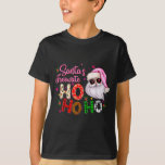 Santa's Favorite Ho Ho Ho Santa Claus Nk Christmas T-Shirt<br><div class="desc">Santa's Favorite Ho Ho Ho Santa Claus Nk Christmas Apparel</div>