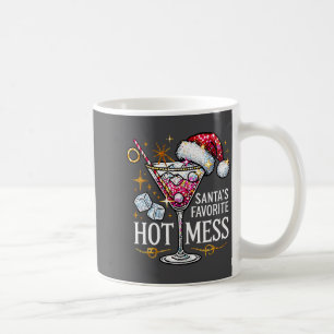 Santa's Favorite Hot Mess Long Sleeve  Coffee Mug
