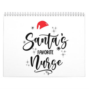 Santa's Favorite Nurse Christmas Calendar