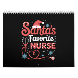 Santa's Favorite Nurse Christmas  Calendar