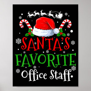 Santa's Favorite Office Staff Christmas Party  Poster