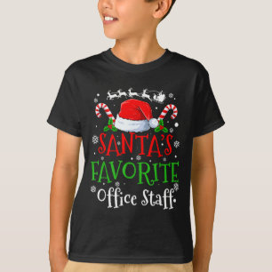 Santa's Favorite Office Staff Christmas Party  T-Shirt