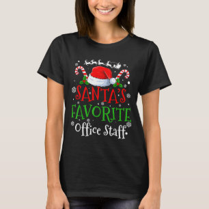 Santa's Favorite Office Staff Christmas Party  T-Shirt