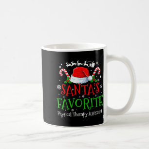 Santa's Favorite Physical Therapy Istant Christmas Coffee Mug