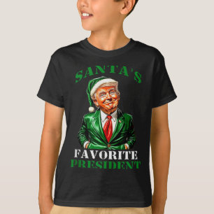 Santas Favorite President Funny Santa Trump 2024 C T-Shirt